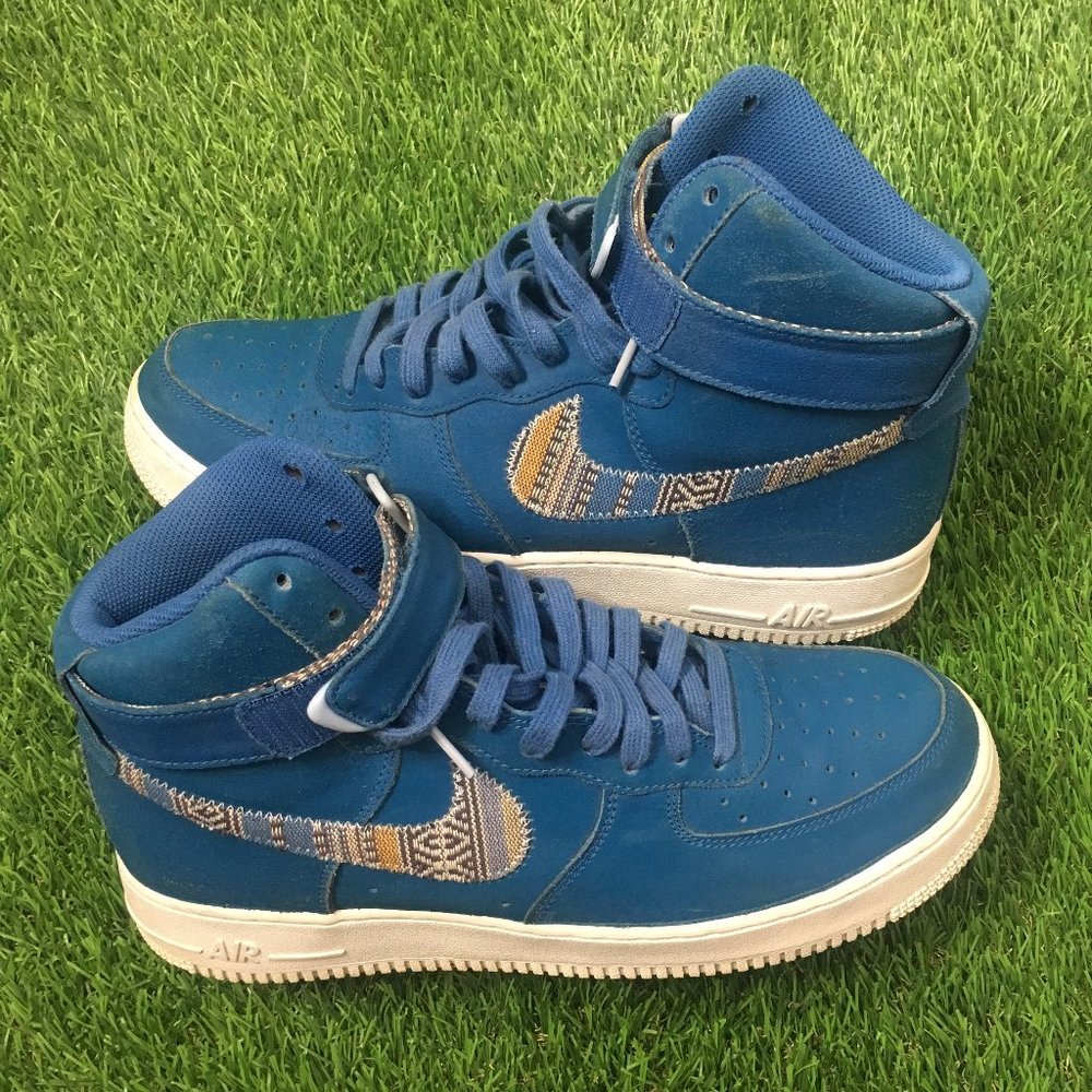 Nike Air Force 1 High Afro Punk Blue sz 10.5